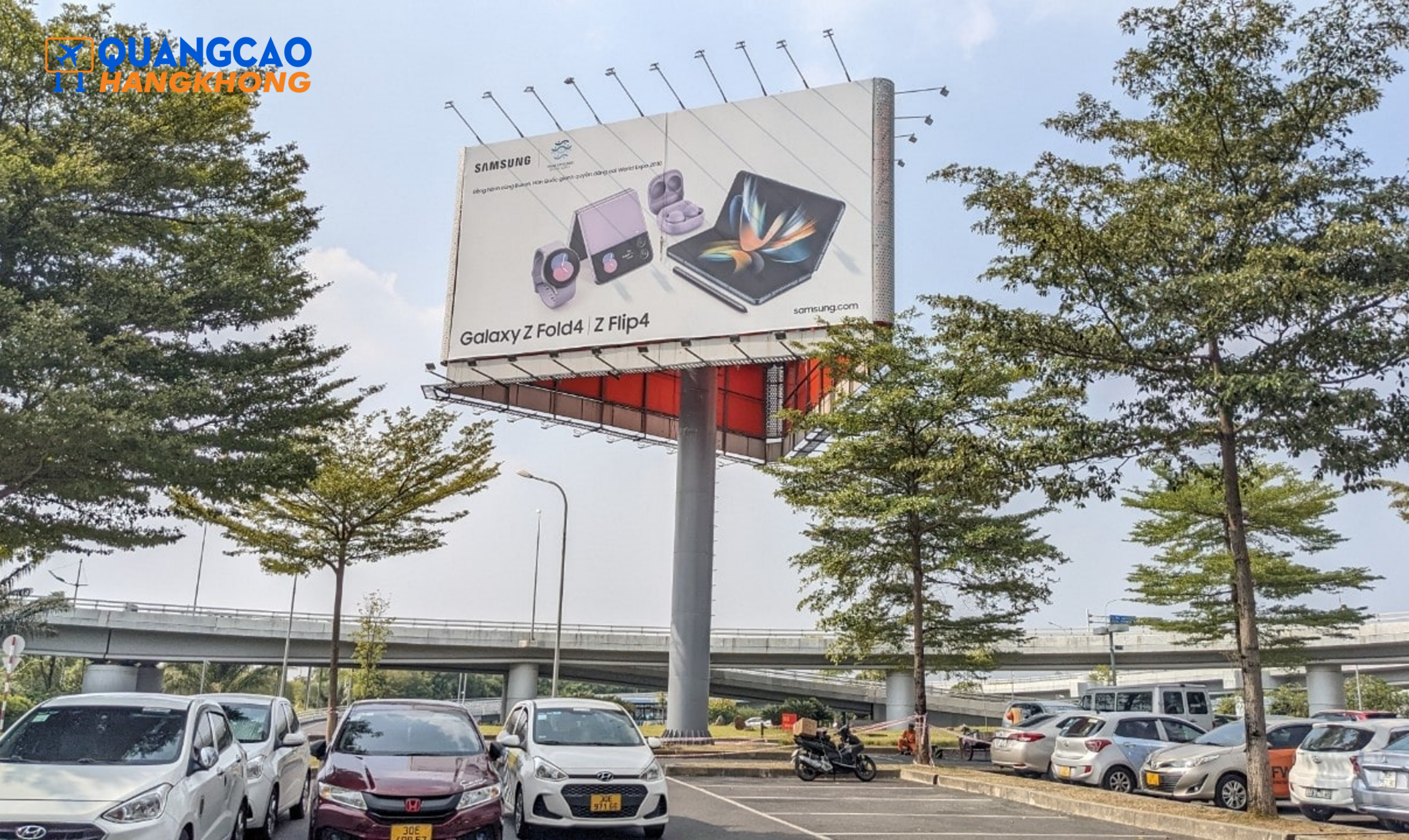 Quy trình triển khai pano quảng cáo tại sân bay Chu Lai