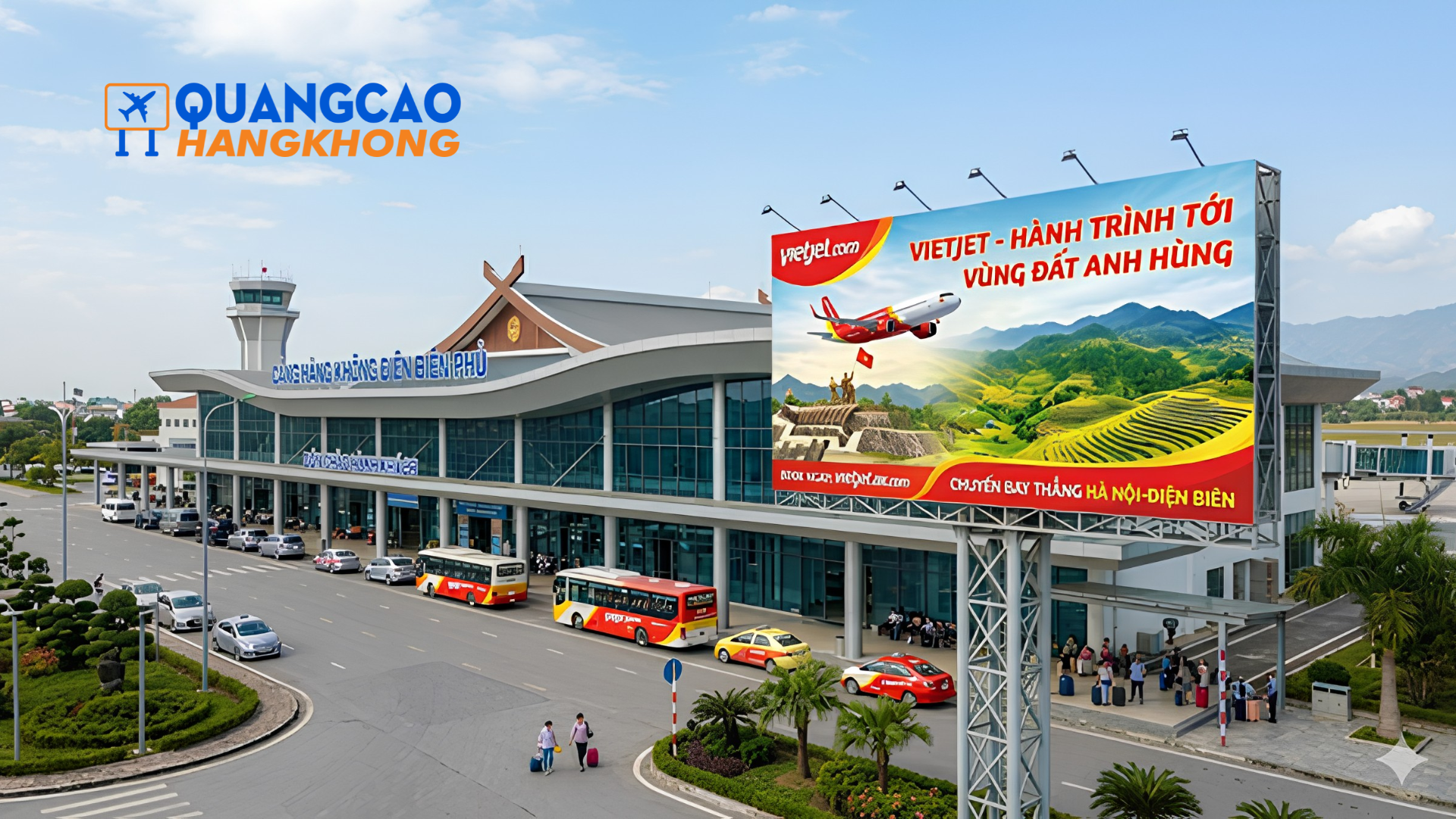 Báo giá Pano quảng cáo sân bay Điện Biên Phủ